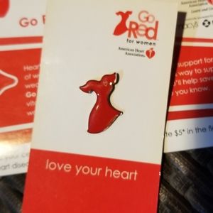 Go Red Dress Pin (American Heart Association)